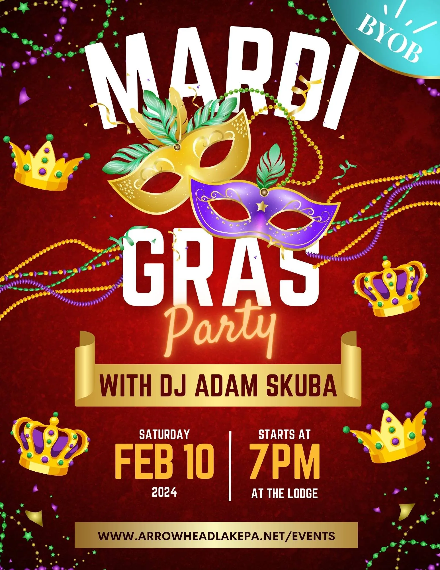 Mardi Gras Party Feb10